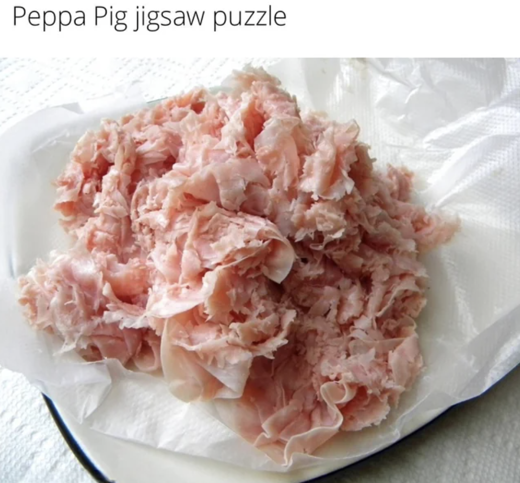 chip chopped ham - Peppa Pig jigsaw puzzle