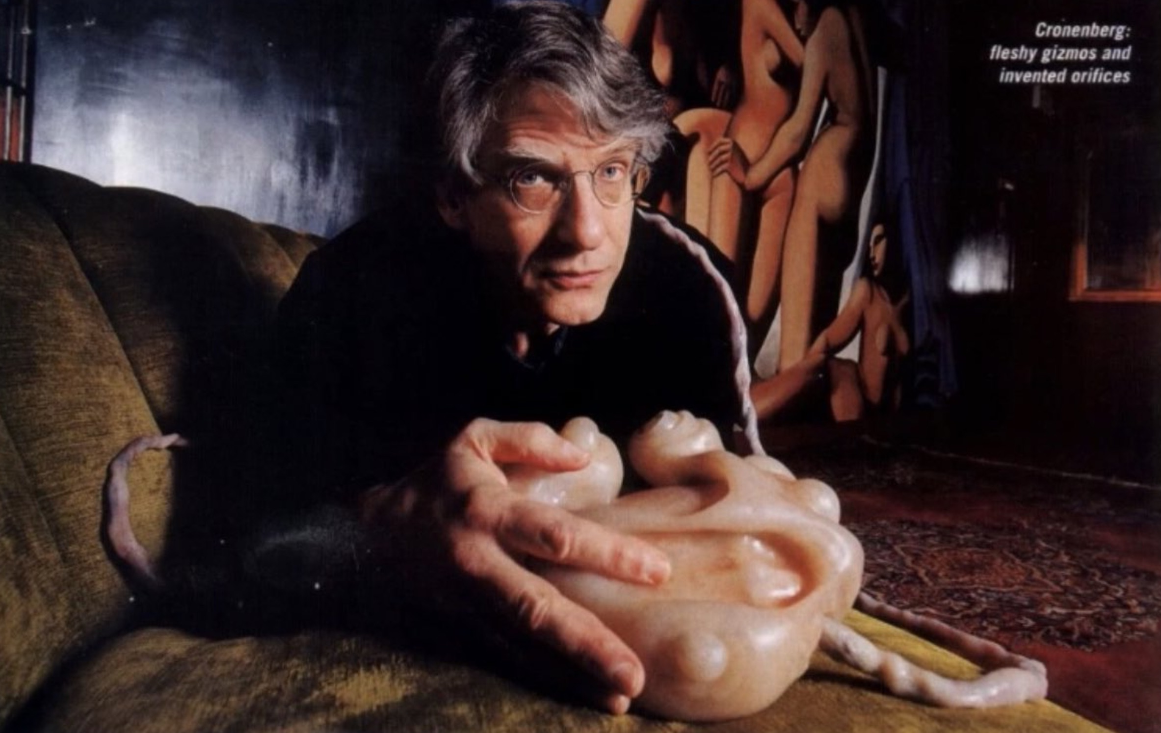 existenz behind the scenes - Cronenberg fleshy gizmos and invented orifices