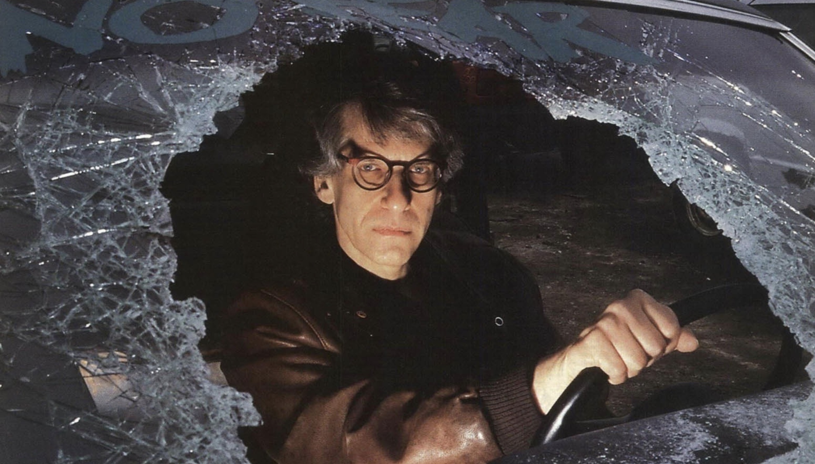 david cronenberg on the set of crash