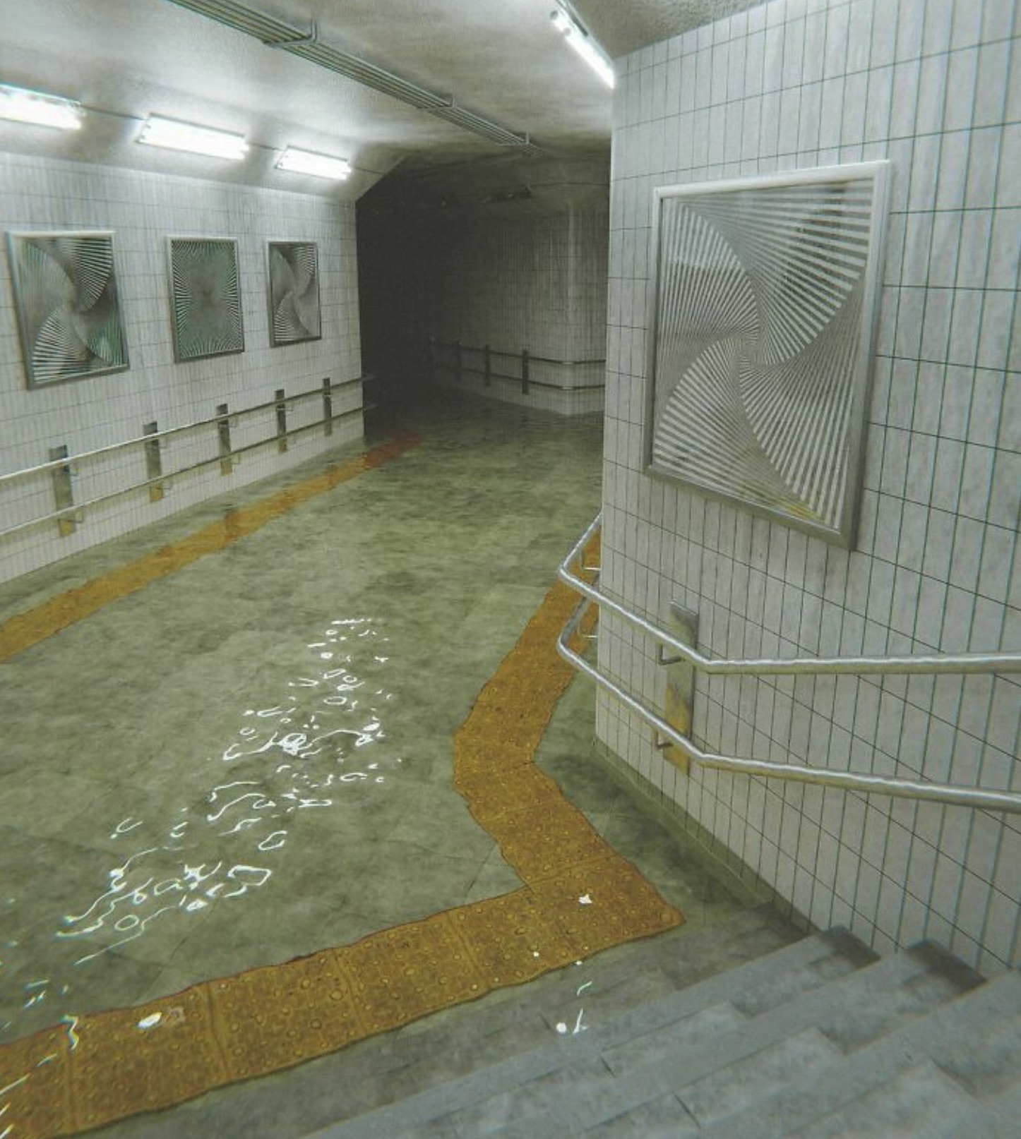 flooded subway aesthetic