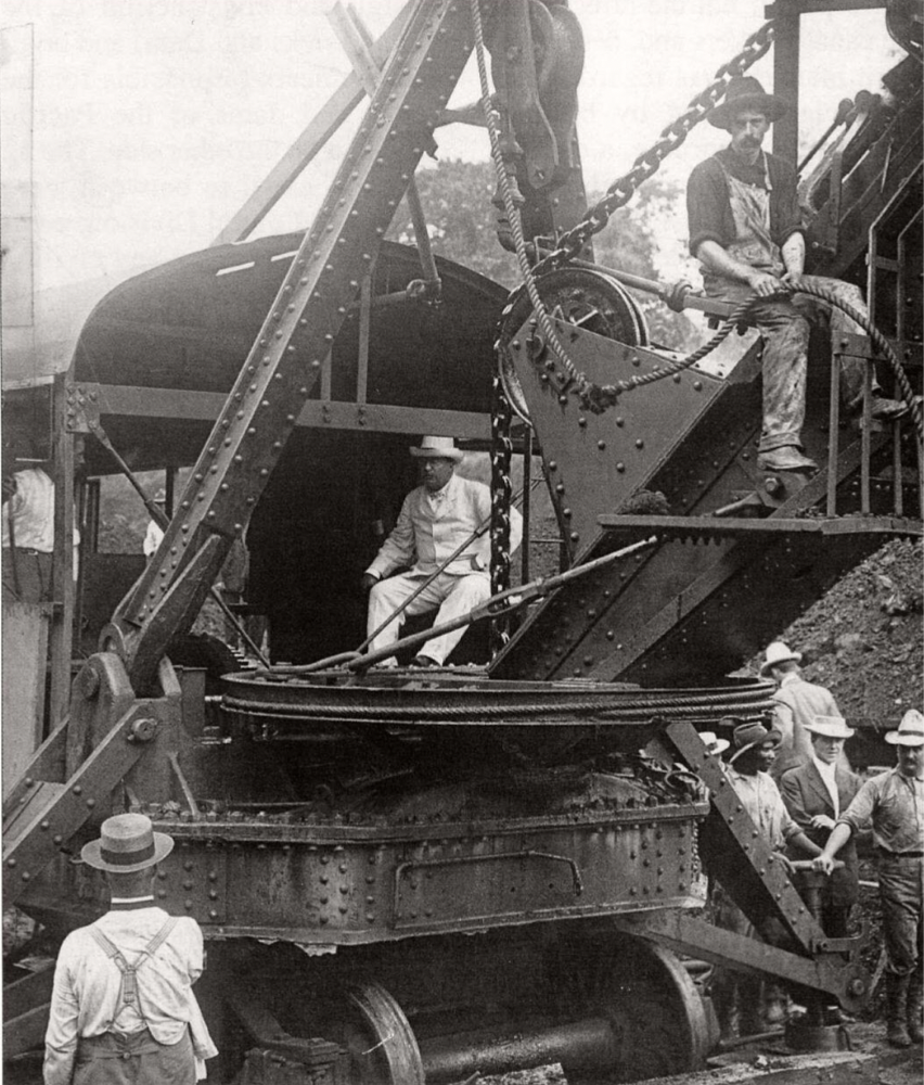 teddy roosevelt steam shovel