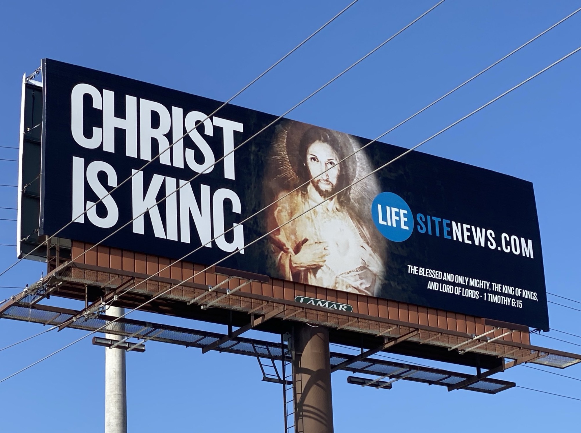 billboard - Christ Is King Tamar Life Sitenews.Com The Blessed And Only Mighty, The King Of Kings And Lord Of Lords1 Timothy &15