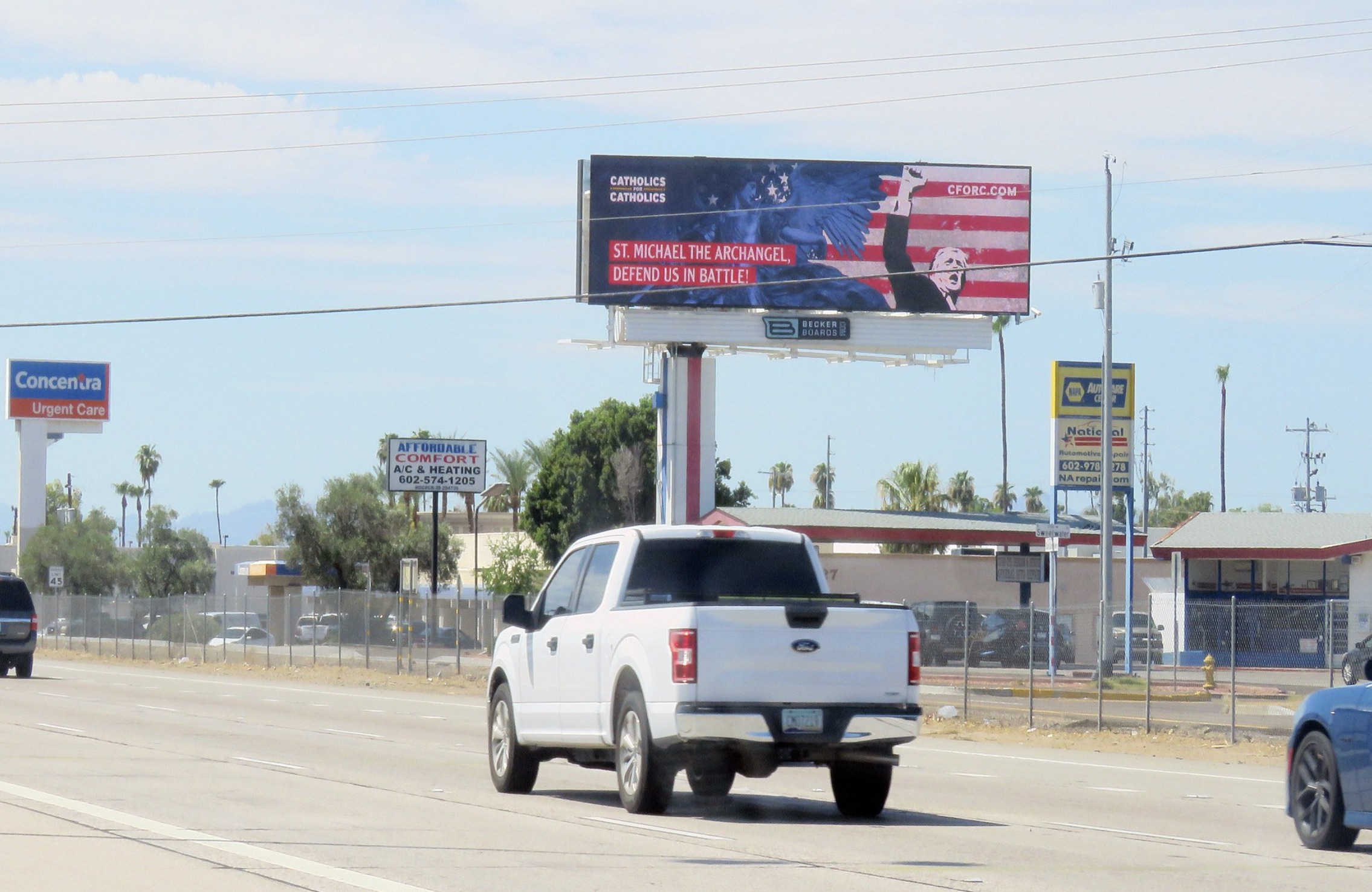 billboard - Concentra Urgent Cam Comfor Ac & Heating Catholics Catholics St. Michael The Archangel Defend Us In Battle Spore.Com