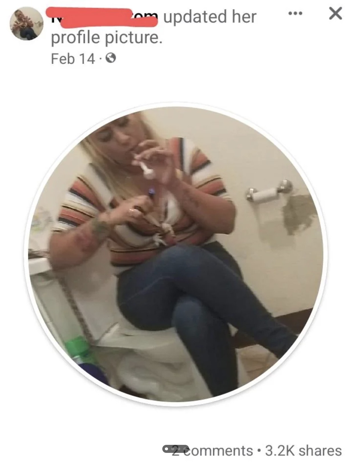 circle - profile picture. Feb 14. updated her 2