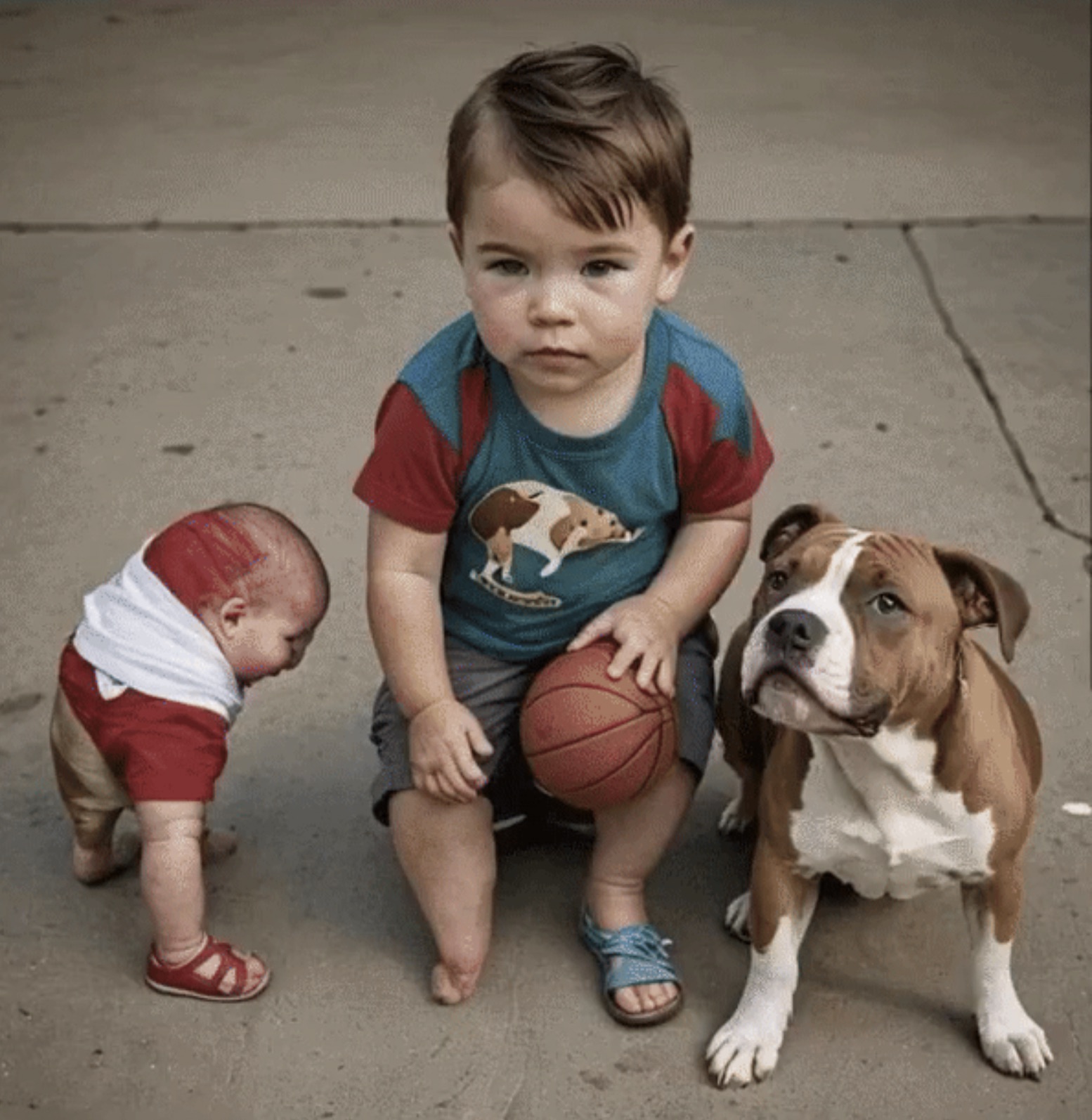 ai brothers playing basketball meme