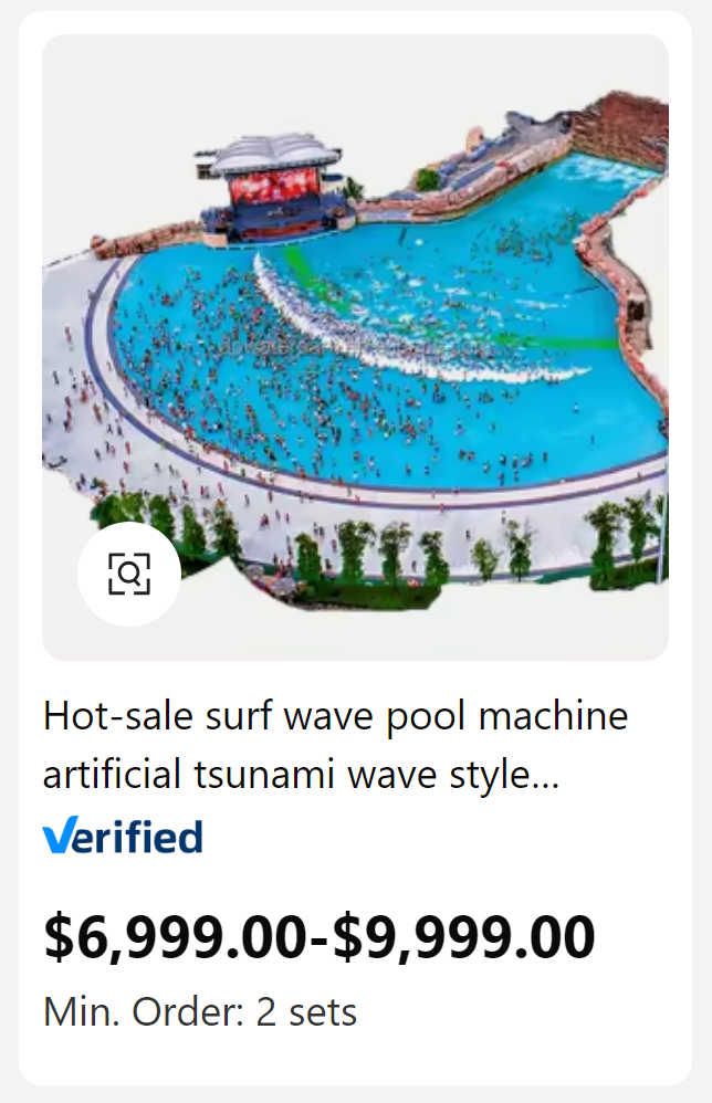 swimming pool - Hotsale surf wave pool machine artificial tsunami wave style... Verified $6,999.00$9,999.00 Min. Order 2 sets