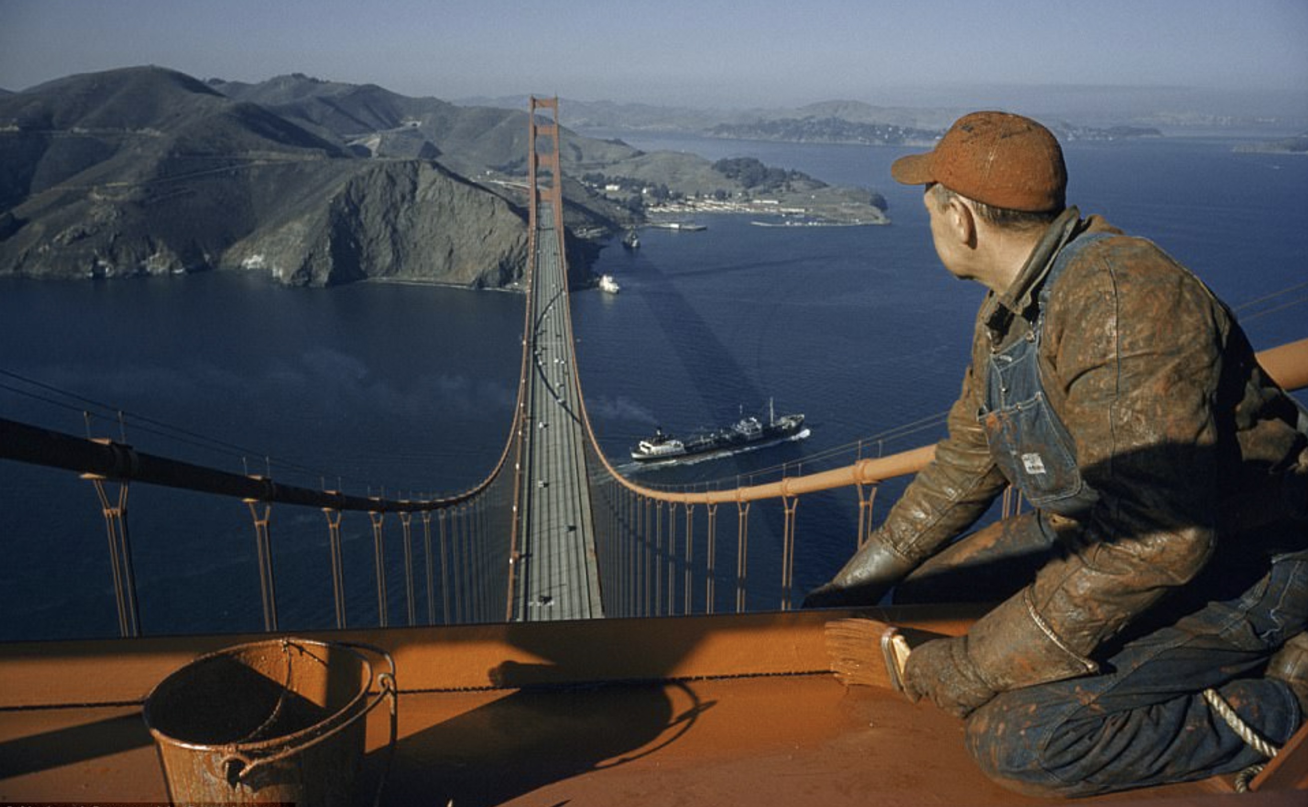 golden gate bridge painter