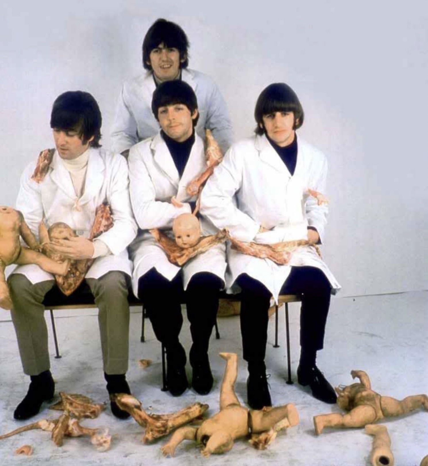 beatles butcher cover photo session