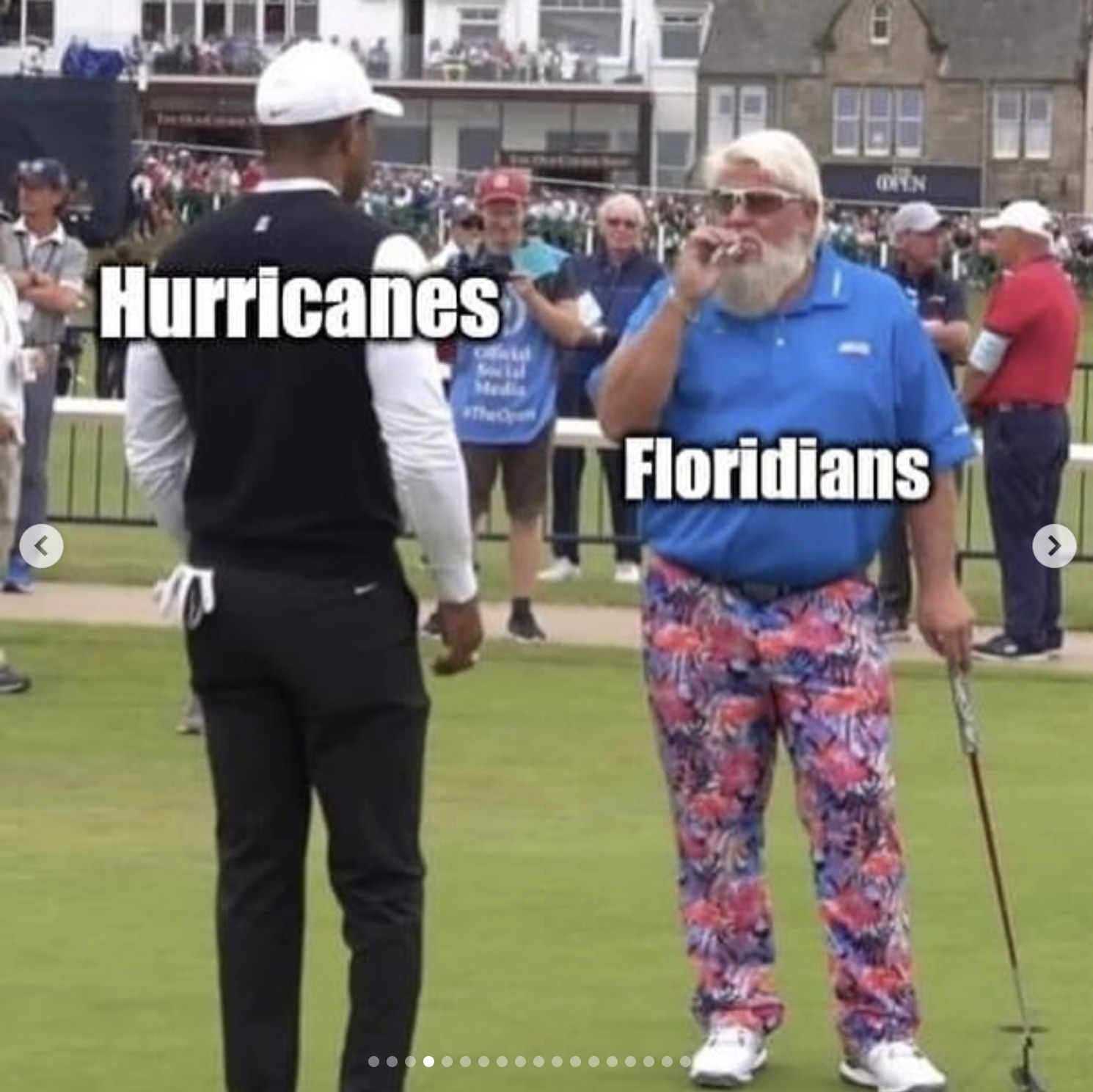 john daly tiger woods - Hurricanes En Media The Ope Floridians >