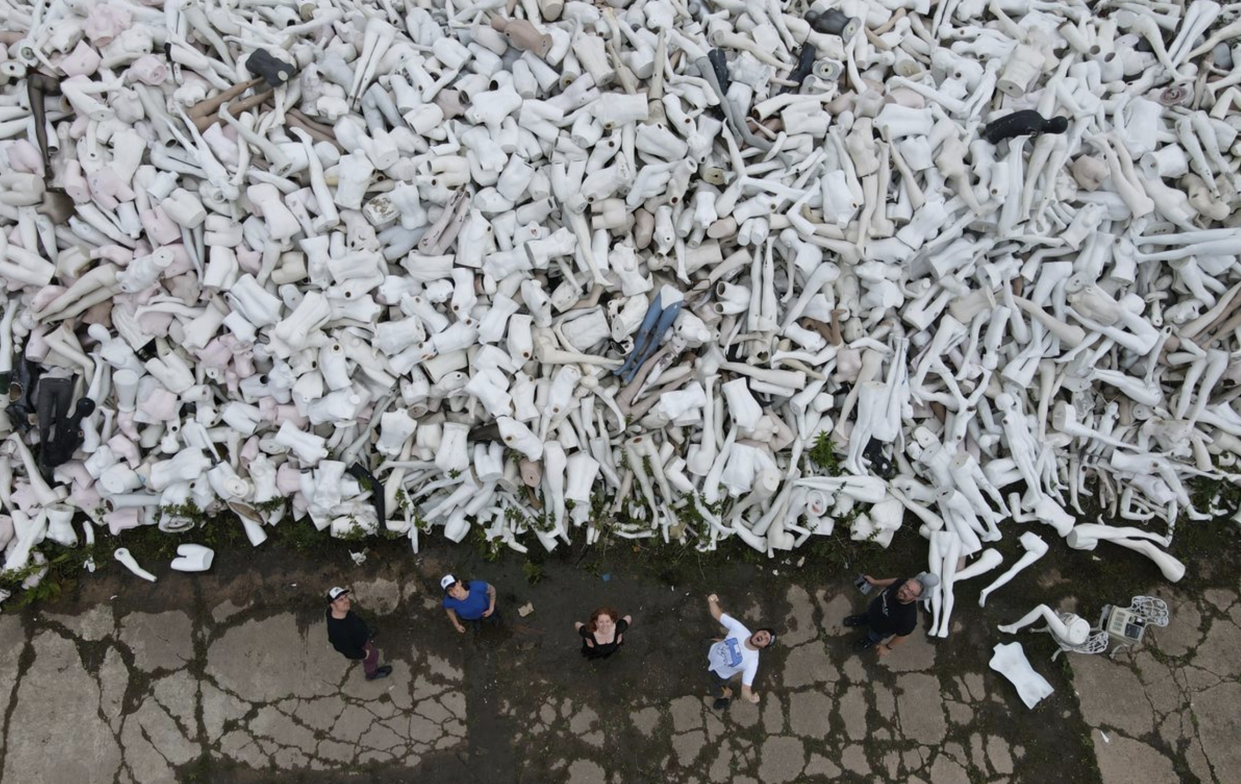 mannequin graveyard