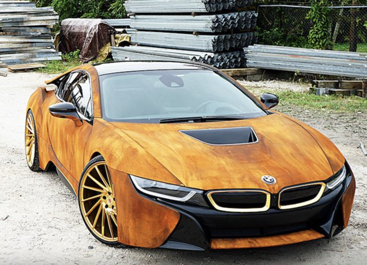 rust car wrap challenger