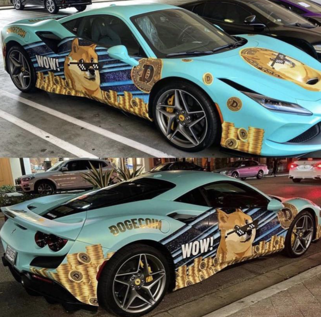 dogecoin ferrari - Wow! Dogeco Wow!