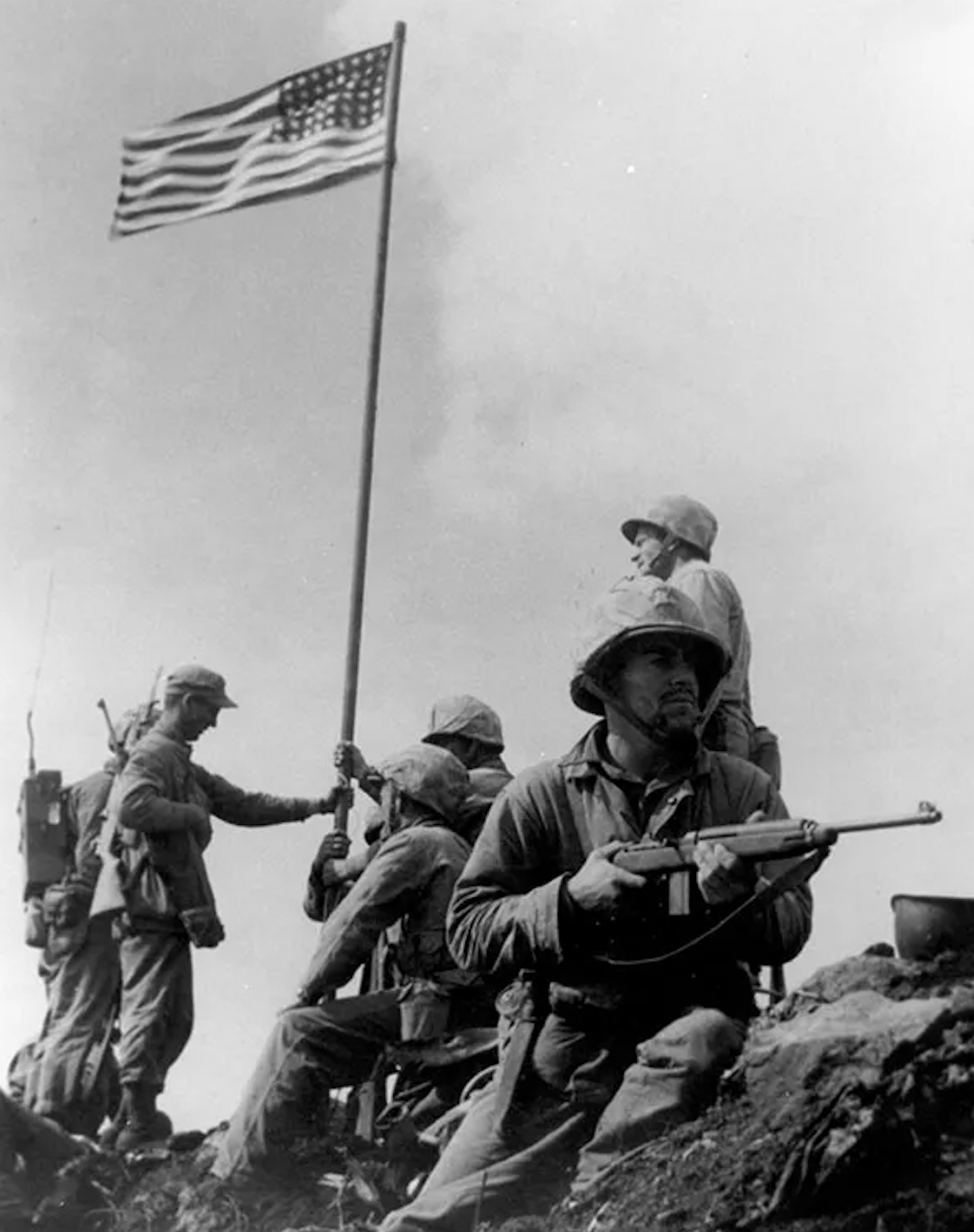 iwo jima first flag