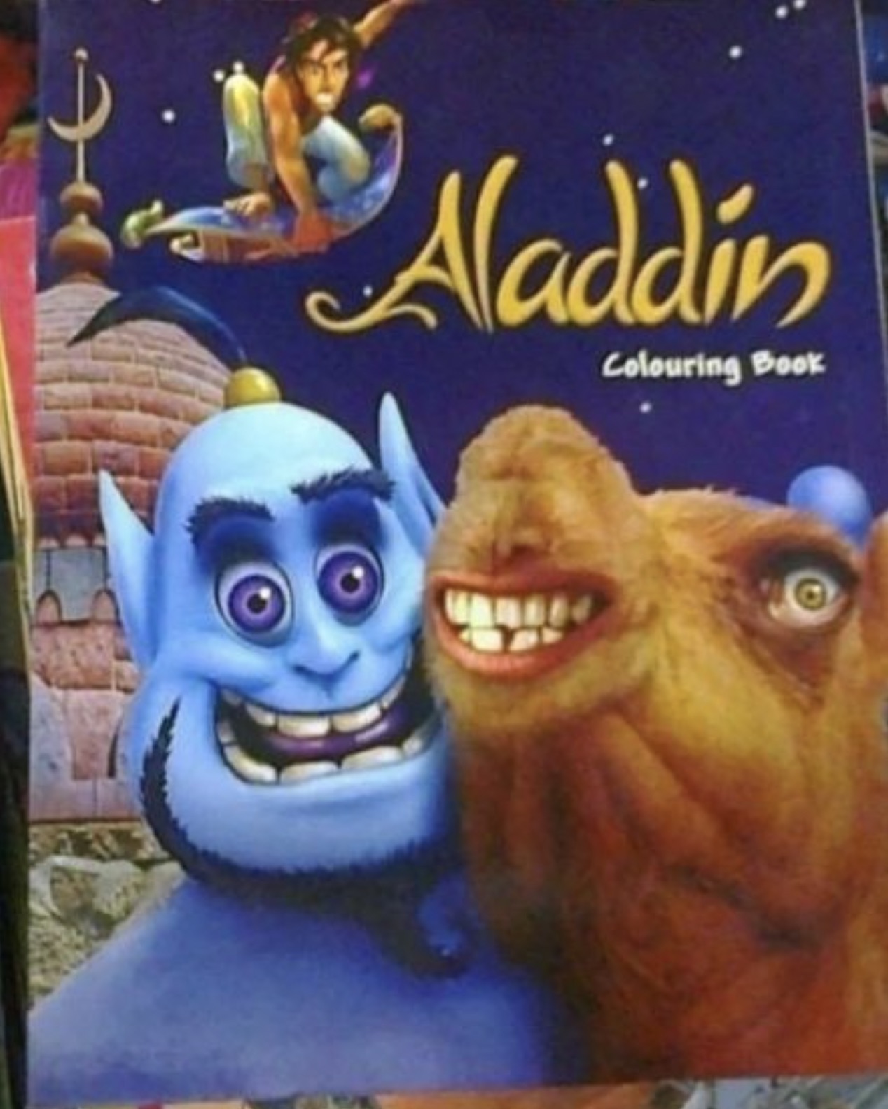 cursed aladdin coloring book - Aladdin Colouring Book