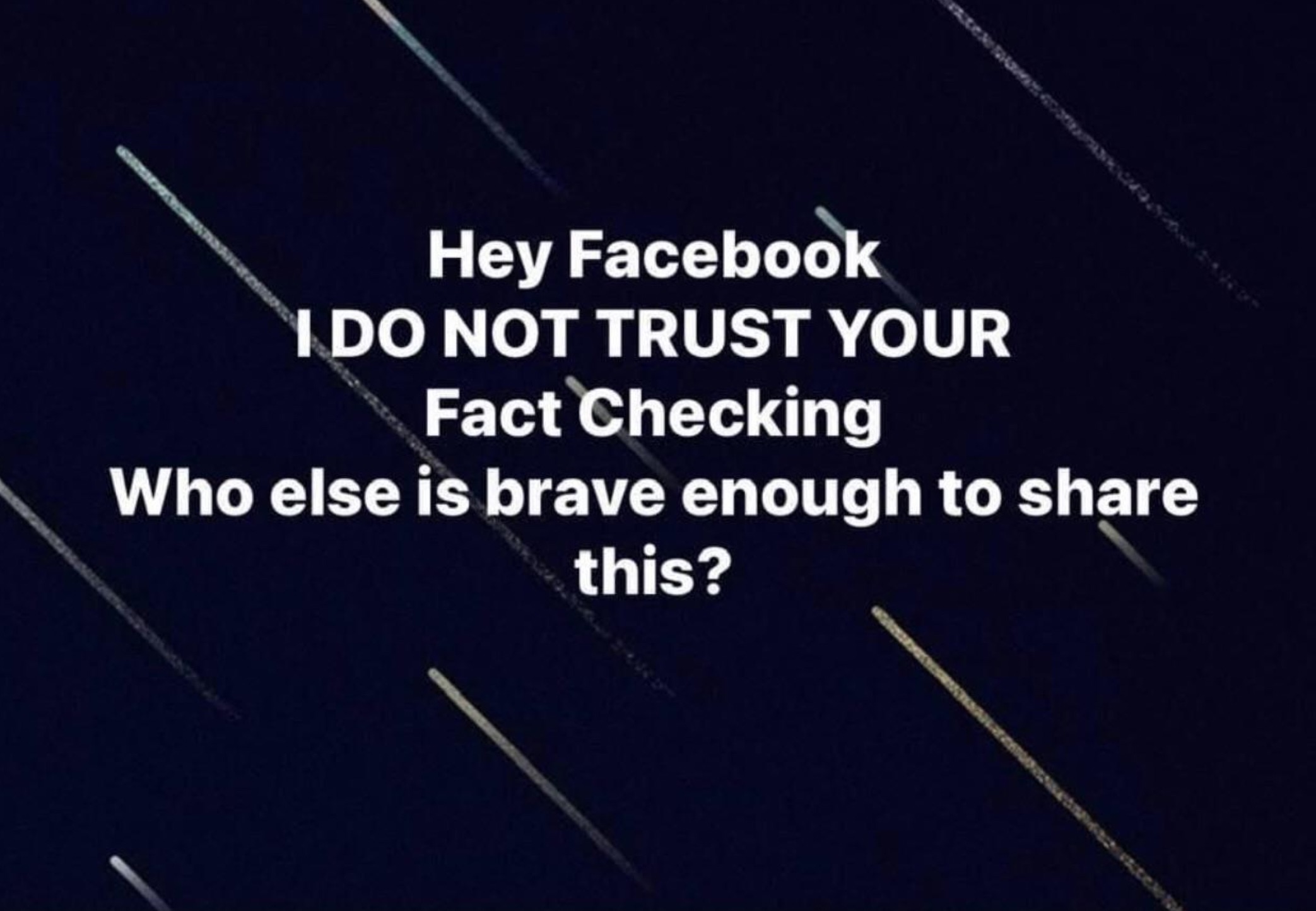 diagram - Hey Facebook I Do Not Trust Your Fact Checking Who else is brave enough to this?