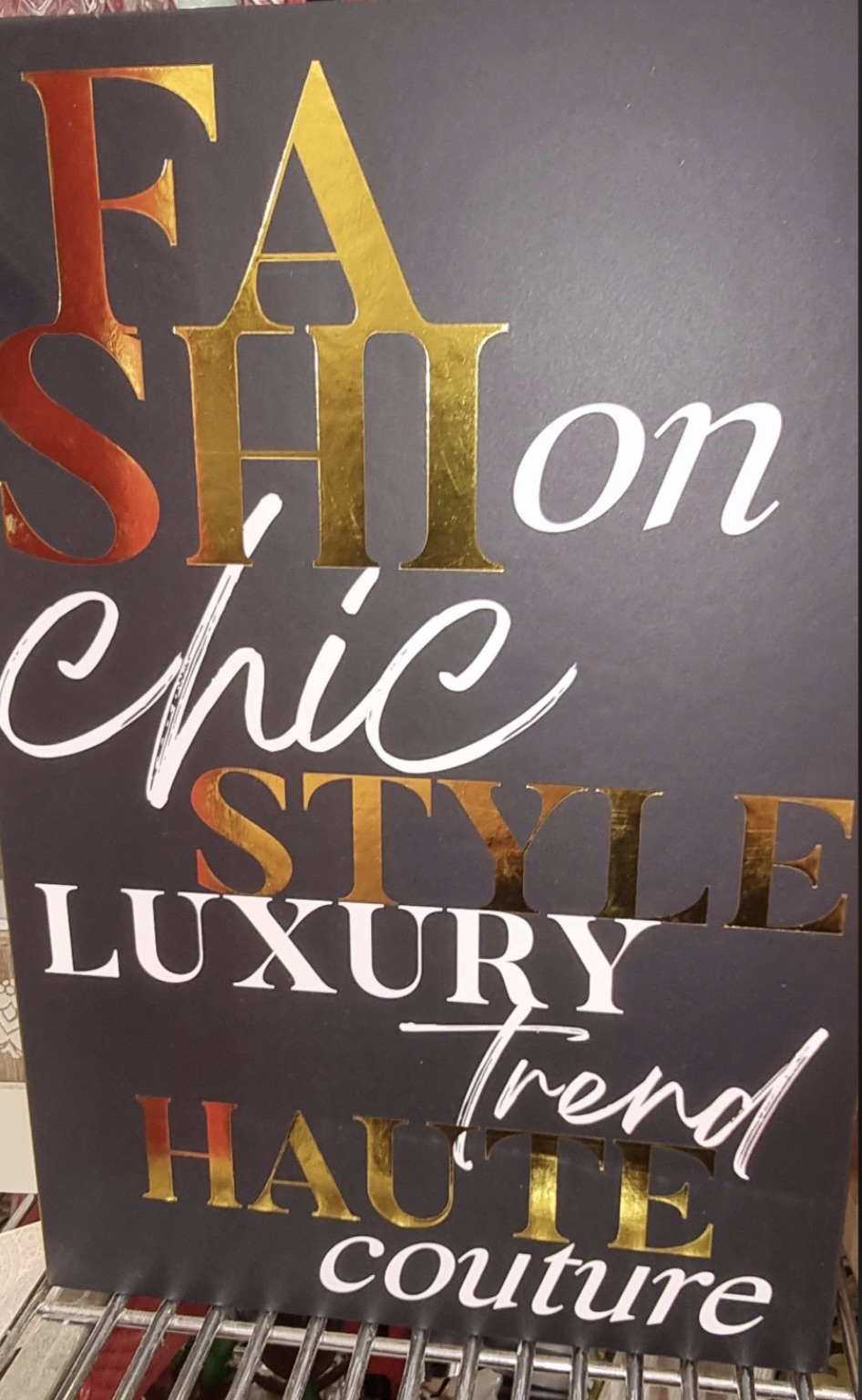 poster - Fa Shion chic Style Luxury Trend Haute couture