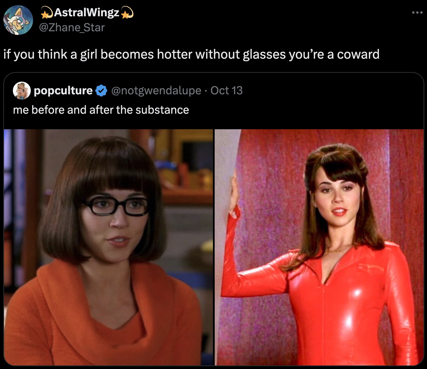 hot velma scooby doo - AstralWingz if you think a girl becomes hotter without glasses you're a coward popculture Oct 13 me before and after the substance