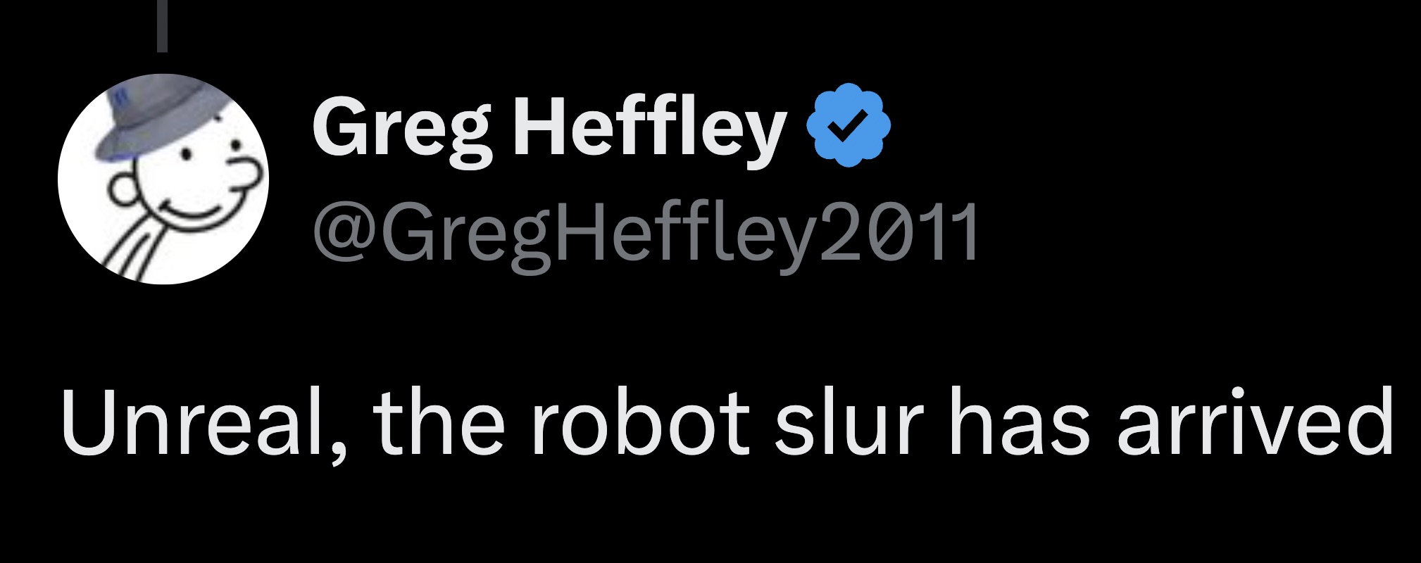 graphic design - Greg Heffley Heffley2011 Unreal, the robot slur has arrived