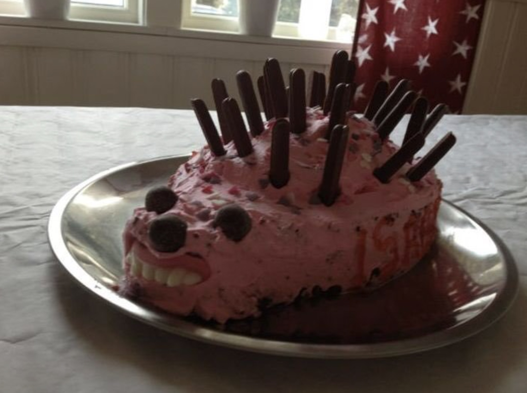 hedgehog cake -