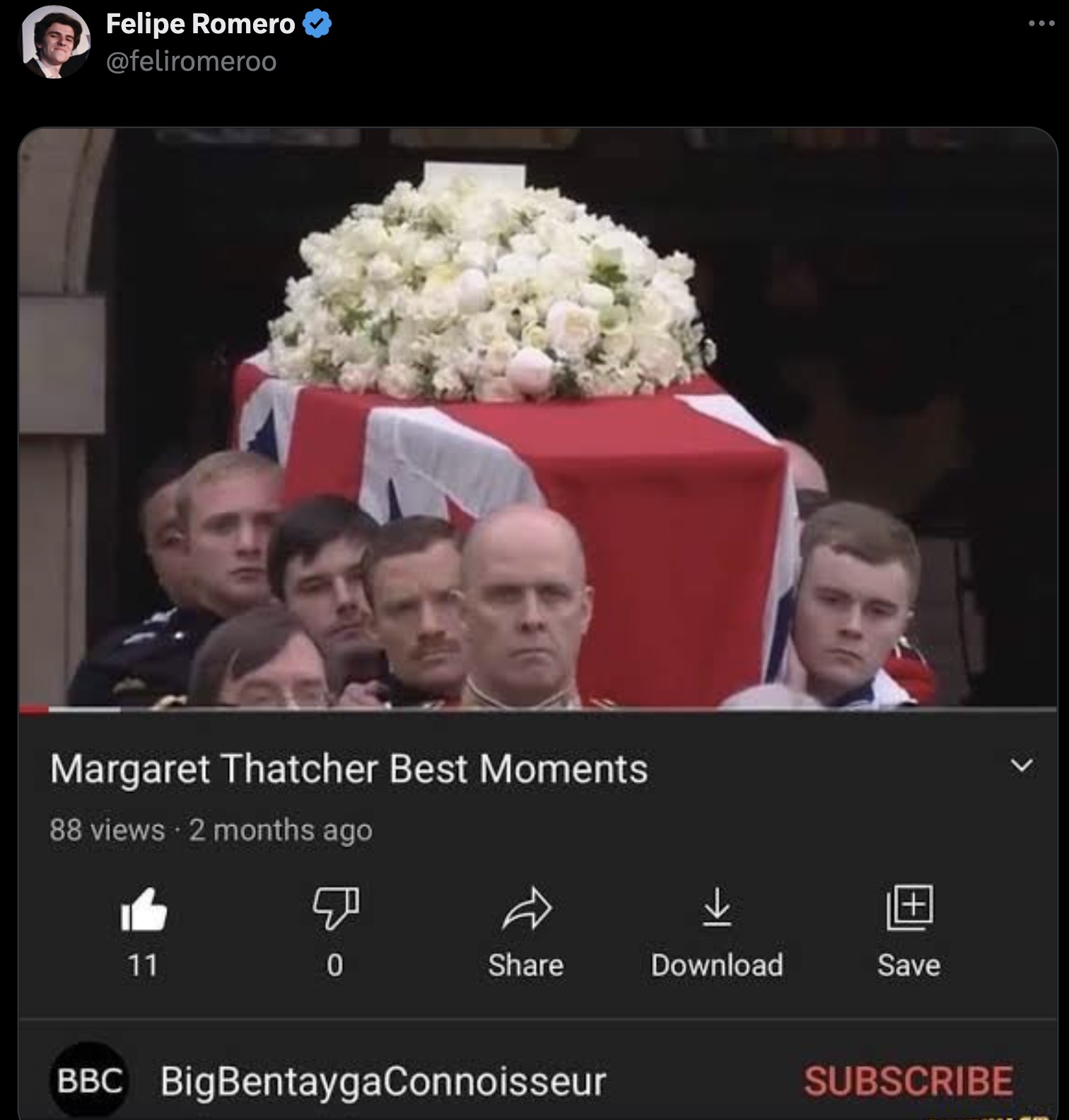 thatcher best moments meme - Felipe Romero Margaret Thatcher Best Moments 88 views 2 months ago F 11 0 Download Save Bbc BigBentayga Connoisseur Subscribe