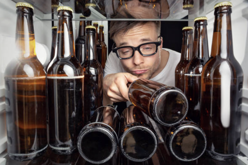 My brother had a party, and bought a 24 rack of beer. One of his friends also brought a 24 of the same type of beer. There wasn't enough room in the fridge for both cases, so my brother and his guest just drank beers from the one 24 in the fridge. At the end of the night, the guest took his full 24 home with him after drinking a bunch of my brother's beers. It isn't exactly weird, but just an extreme d-bag thing to do. That guy was a real tool.