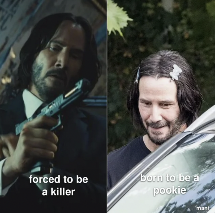 movie john wick - forced to be a killer born to be a pookie mani