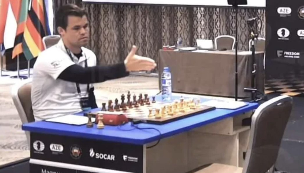 magnus carlsen handshake - Aze Socar Aze Freedom