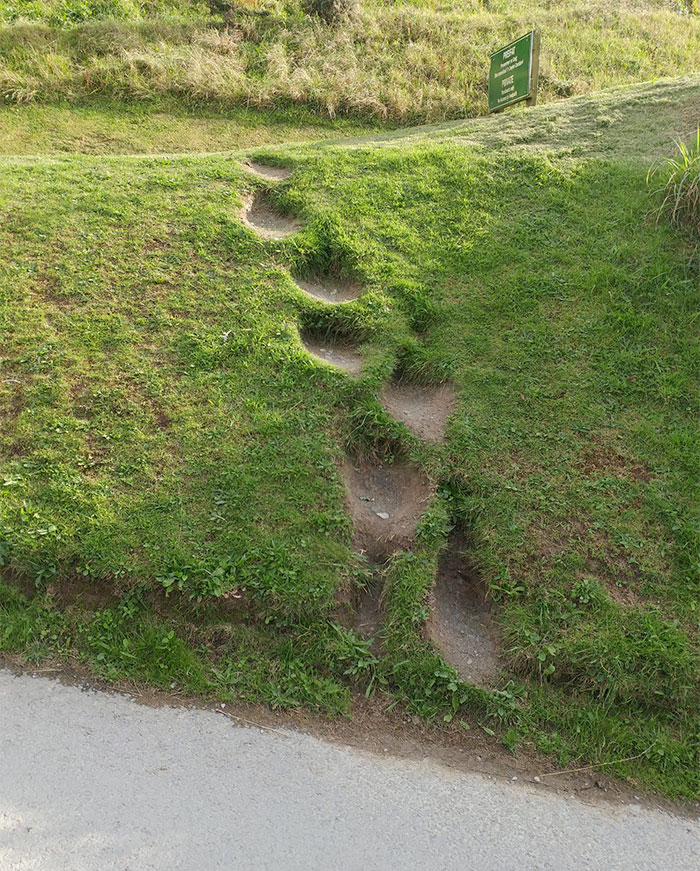 A short-cut that has become part of the landscape.