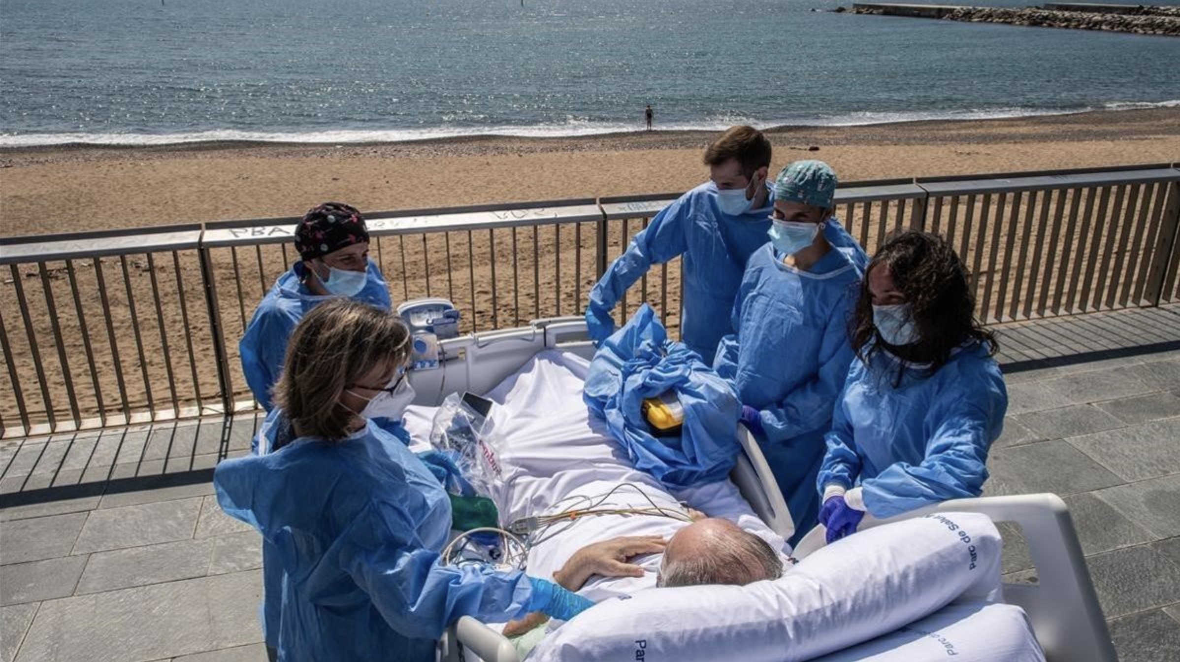 25 Healthcare Workers About to Toss the Elderly into the Ocean