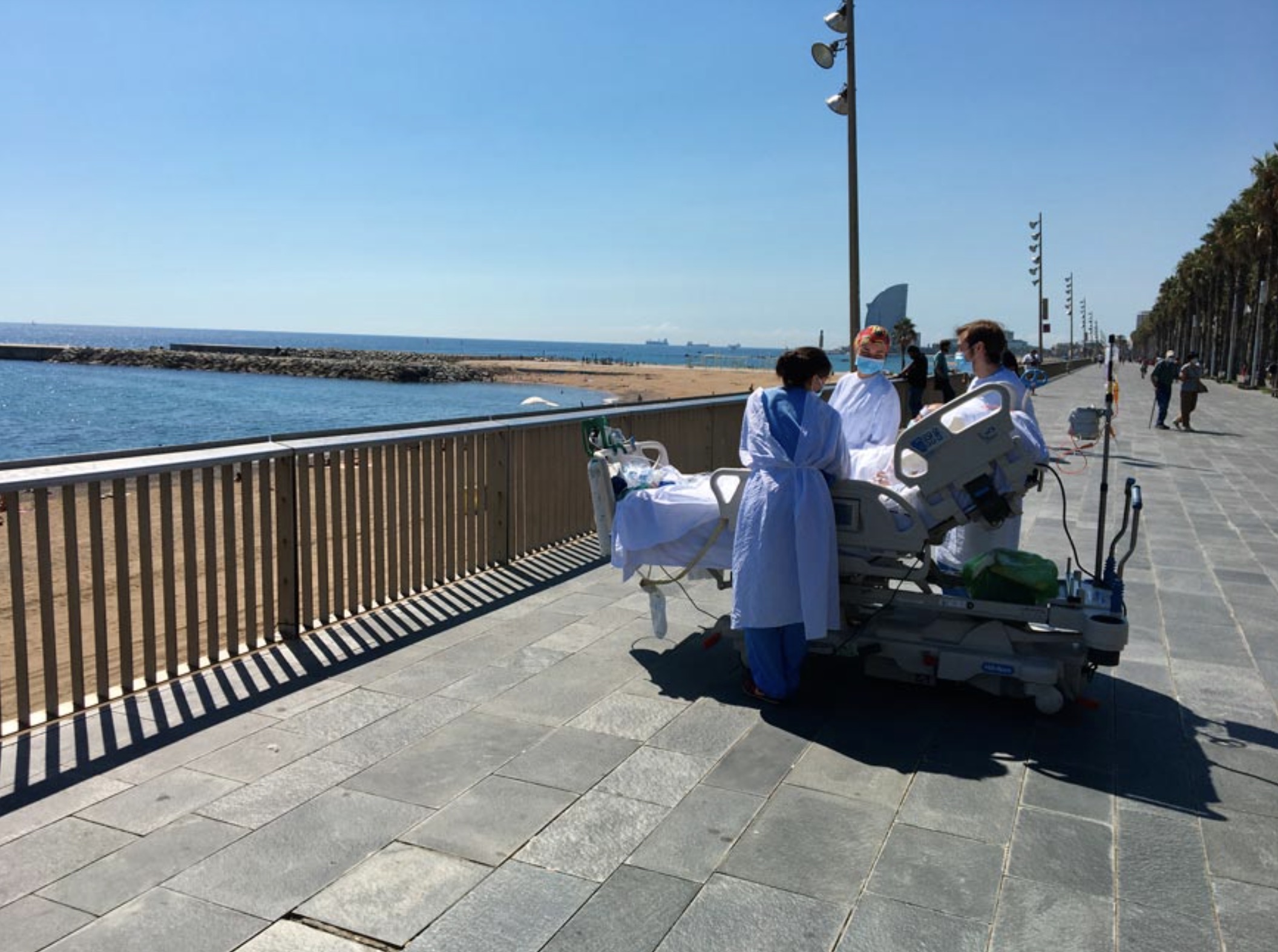 25 Healthcare Workers About to Toss the Elderly into the Ocean