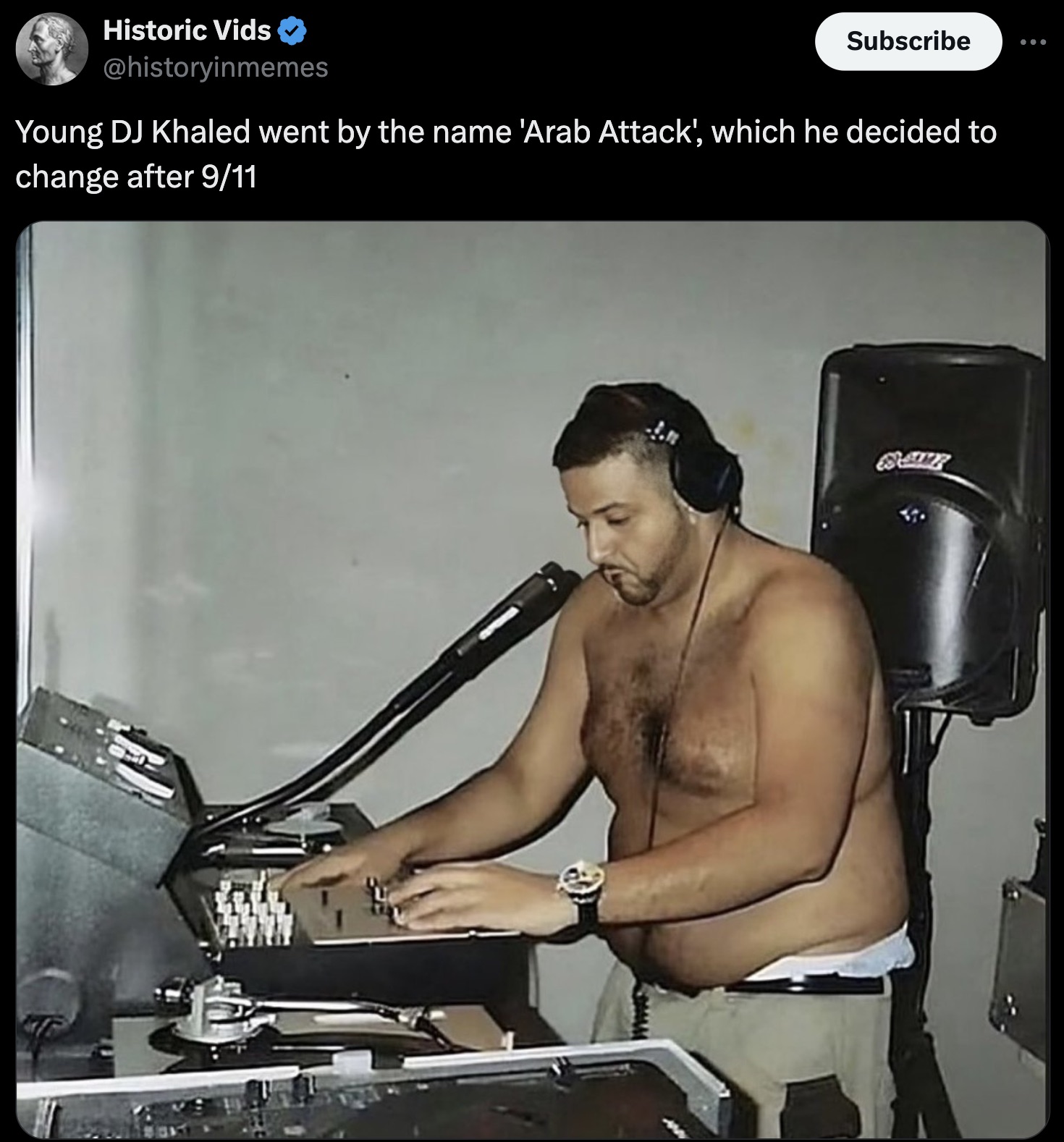 young dj khaled - Historic Vids Subscribe Young Dj Khaled went by the name 'Arab Attack', which he decided to change after 911 Amp