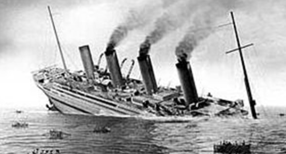 britannic sinking