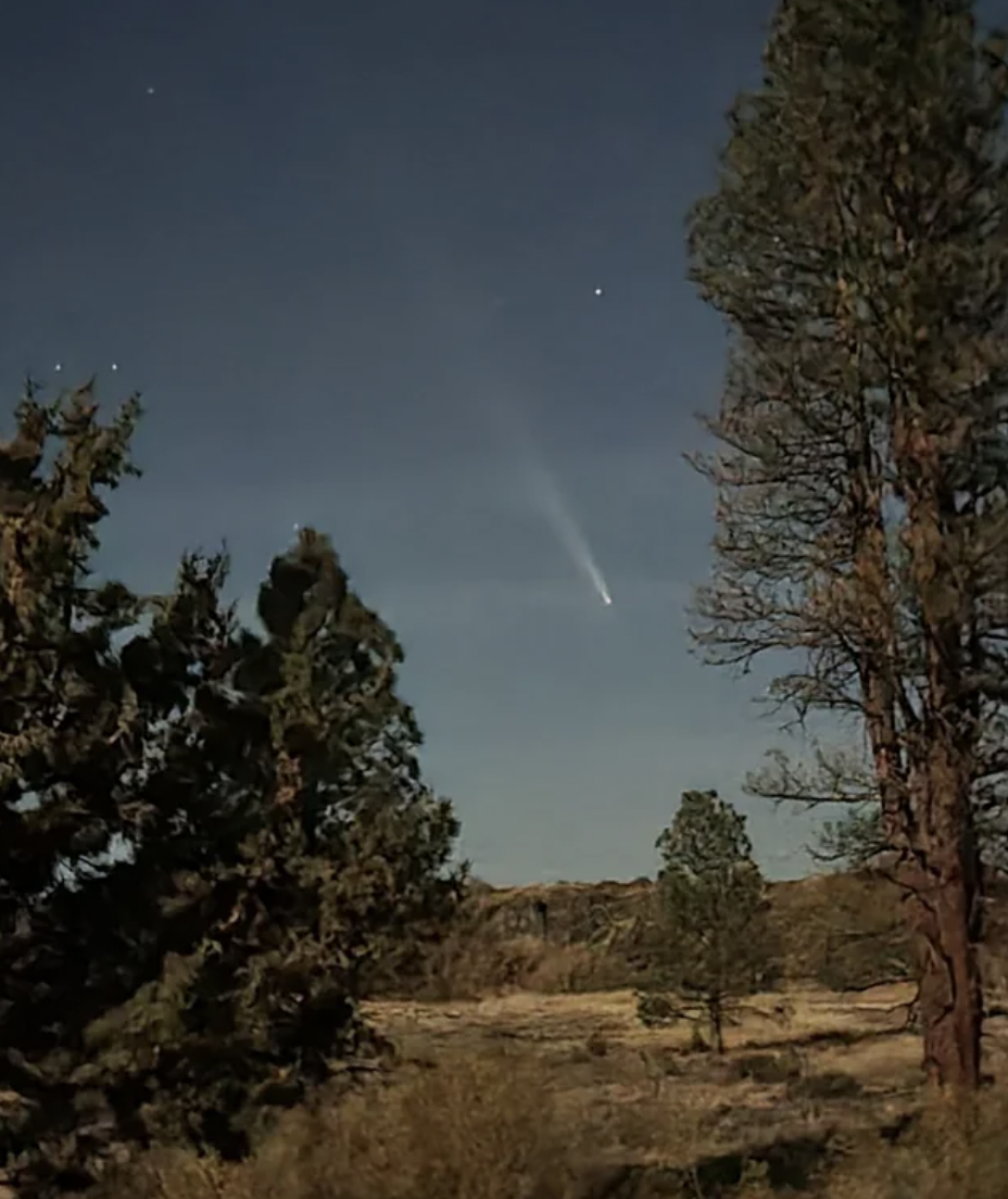 Over southern Oregon.