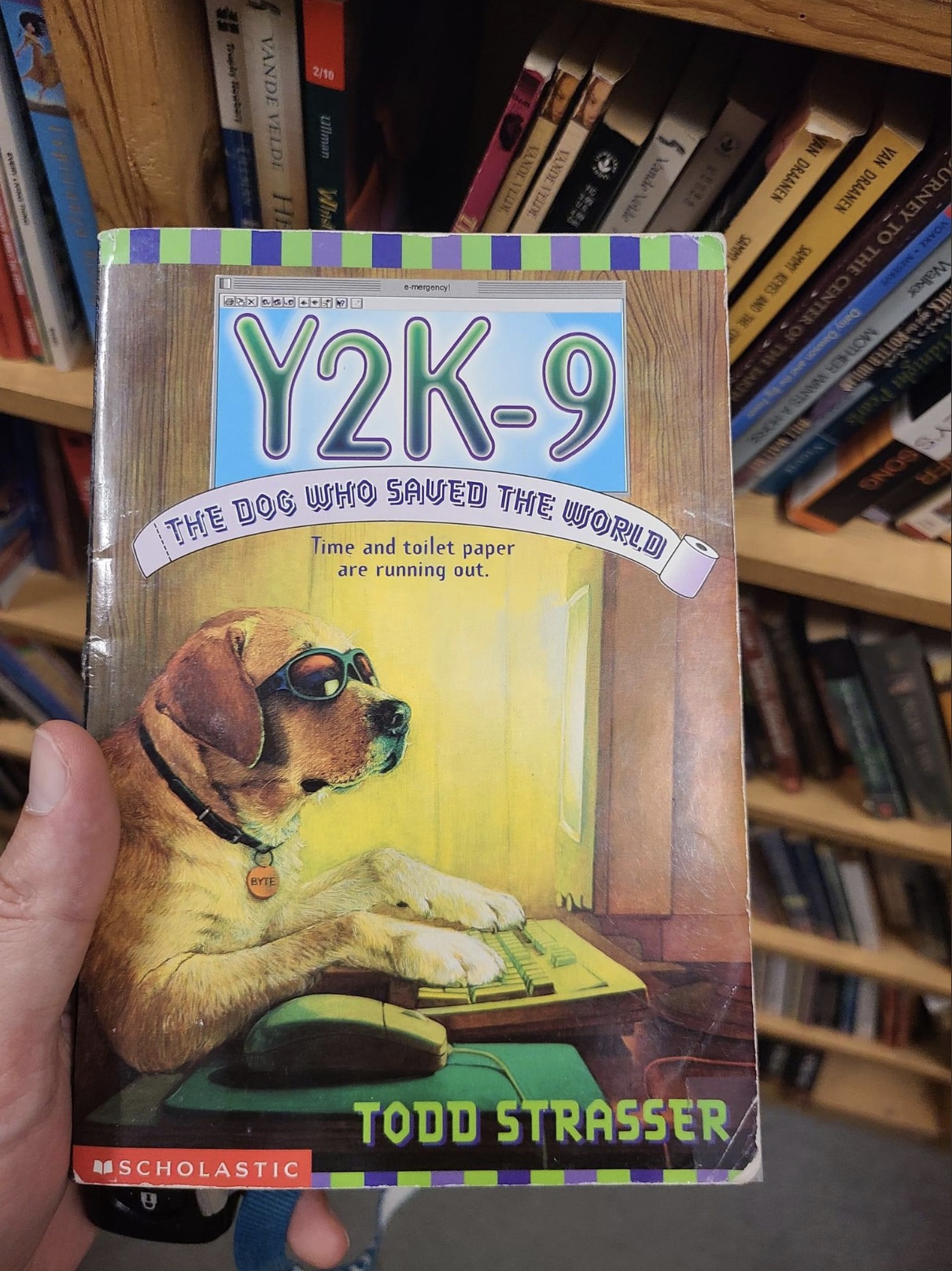 y2k 9 the dog who saved the world - Vande Veld Grarnen Winding N Y2K9 The Dog Who Saved The World Time and toilet paper are running out. Urney To The Center O Thu Todd Strasser Scholastic