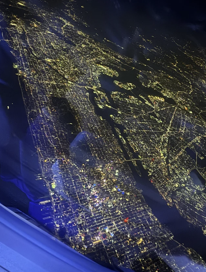 Manhattan from a plane. 