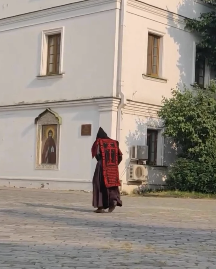 schema monk spotted in russia