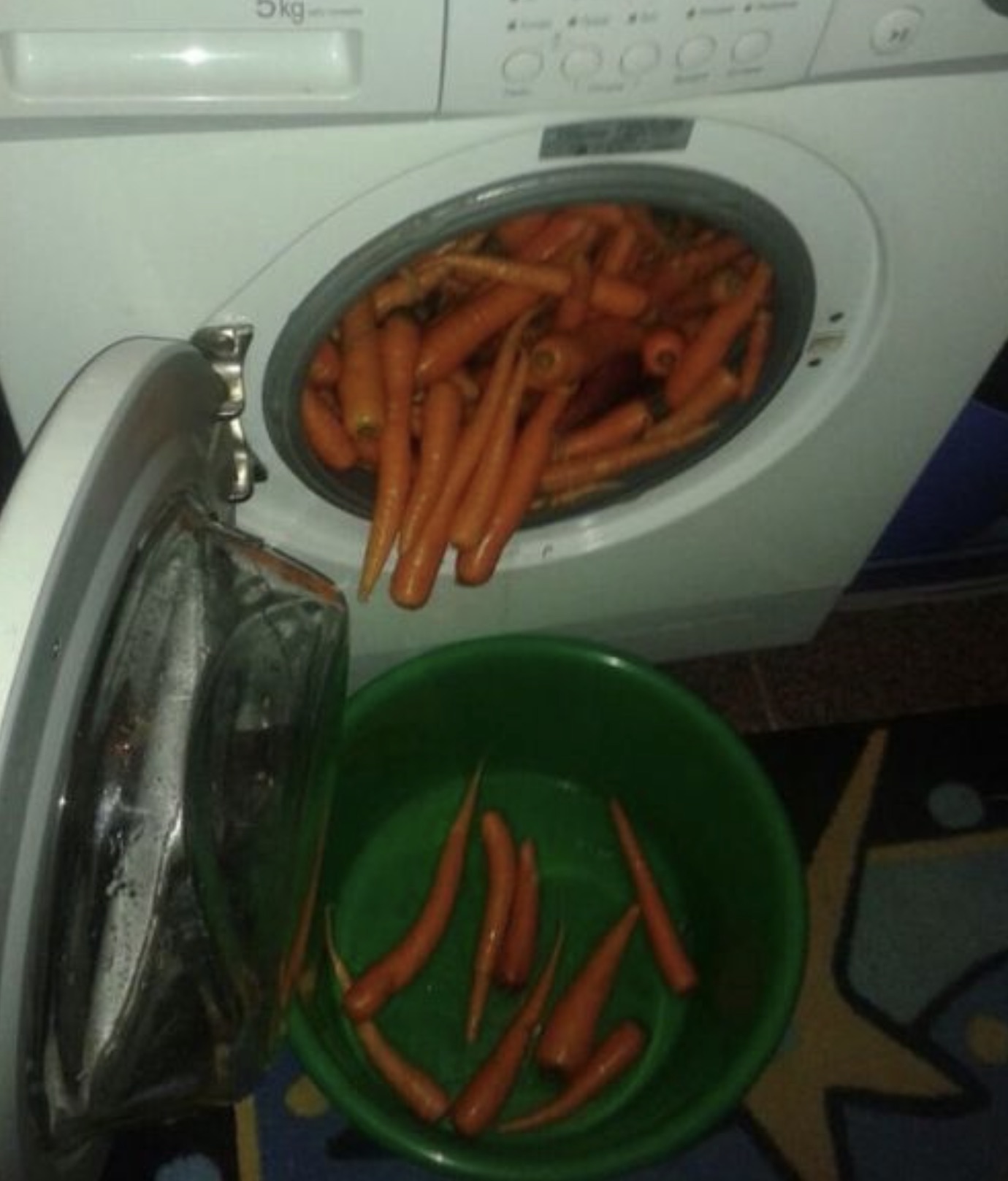 carrot washing machine cursed - Bxc