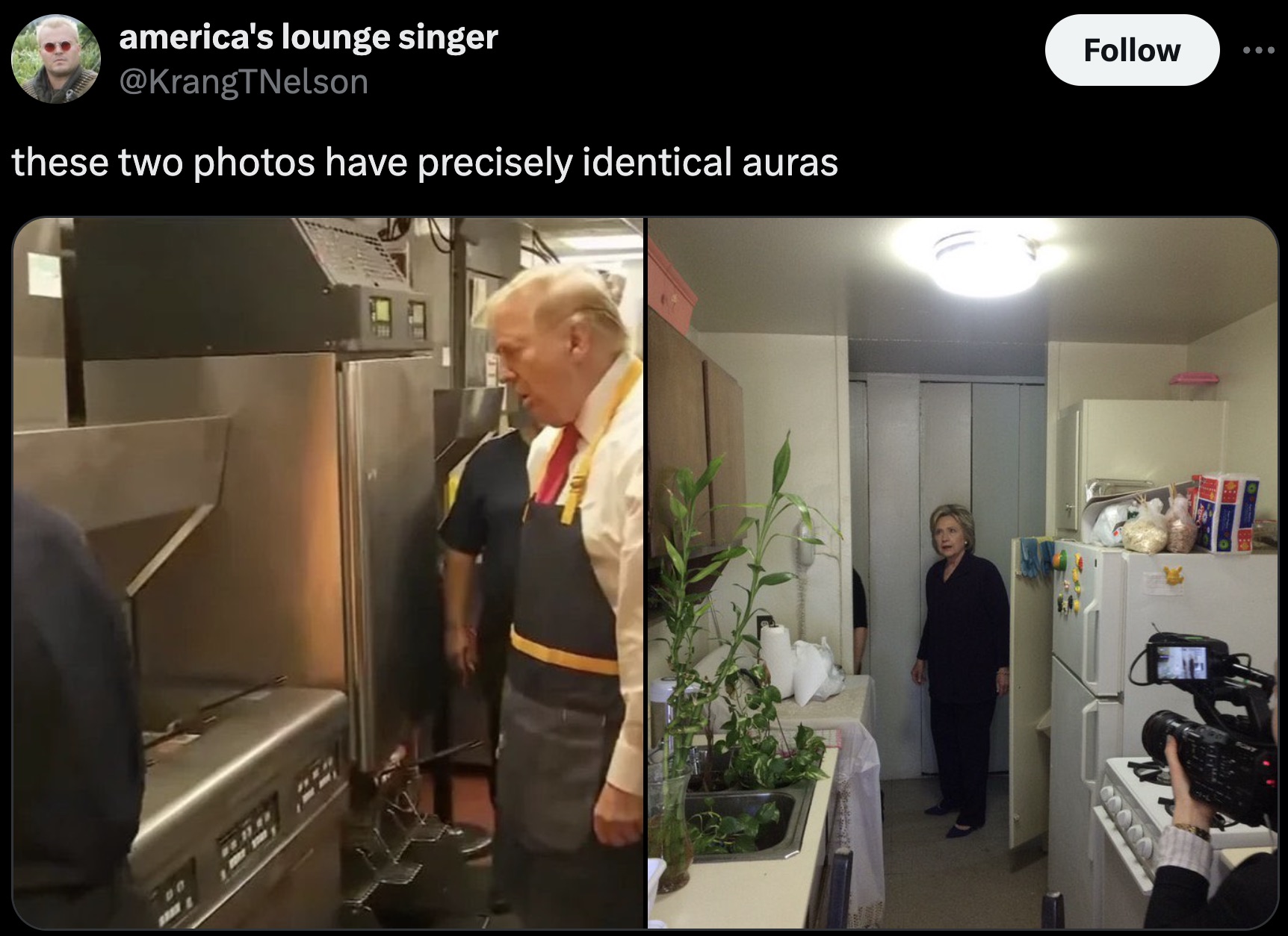 hillary clinton apartment kitchen - america's lounge singer these two photos have precisely identical auras