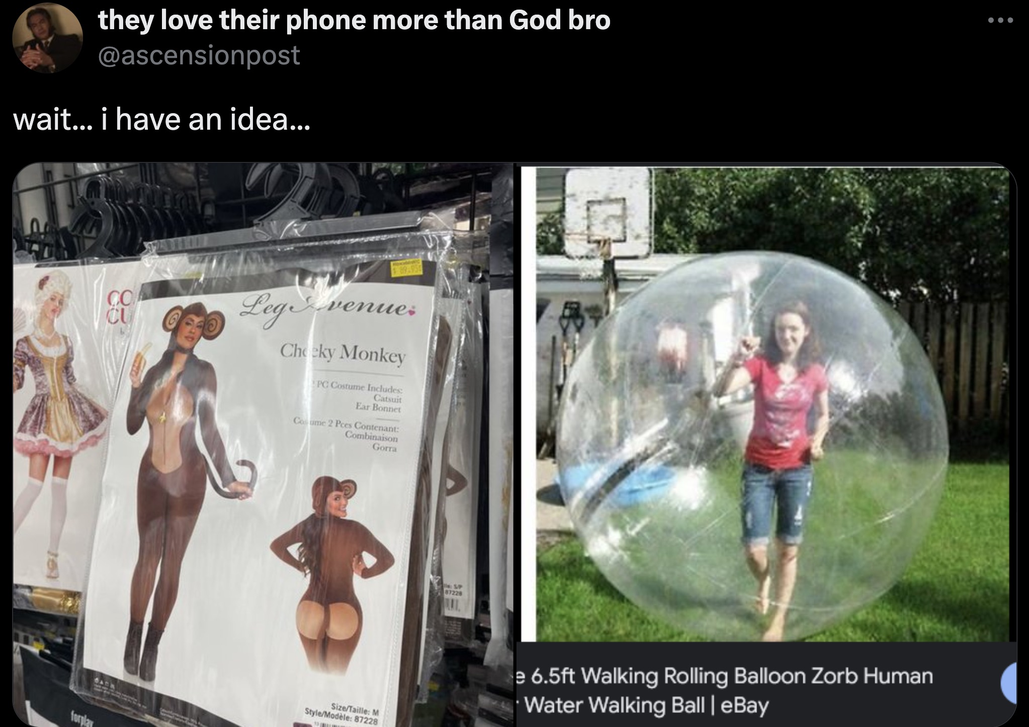 nude photography - they love their phone more than God bro wait... i have an idea... venues Checky Monkey Co Cu Lege 763 B e 6.5ft Walking Rolling Balloon Zorb Human Water Walking Ball | eBay