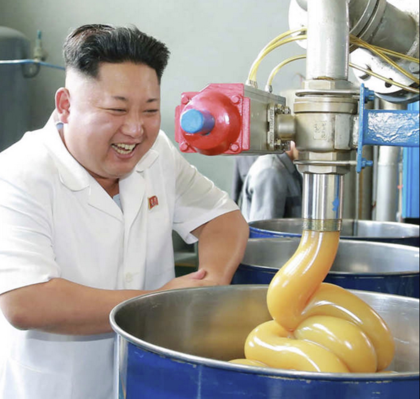 kim jong un lube factory -