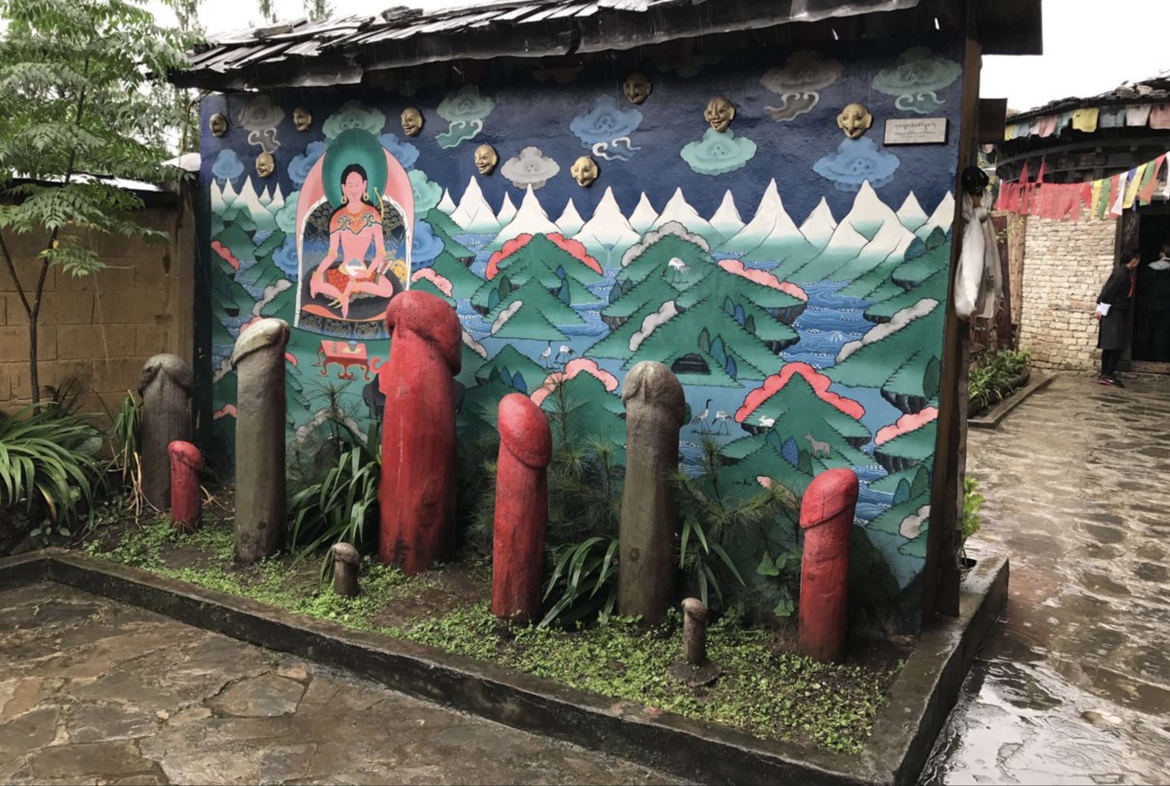 bhutan phallus temple