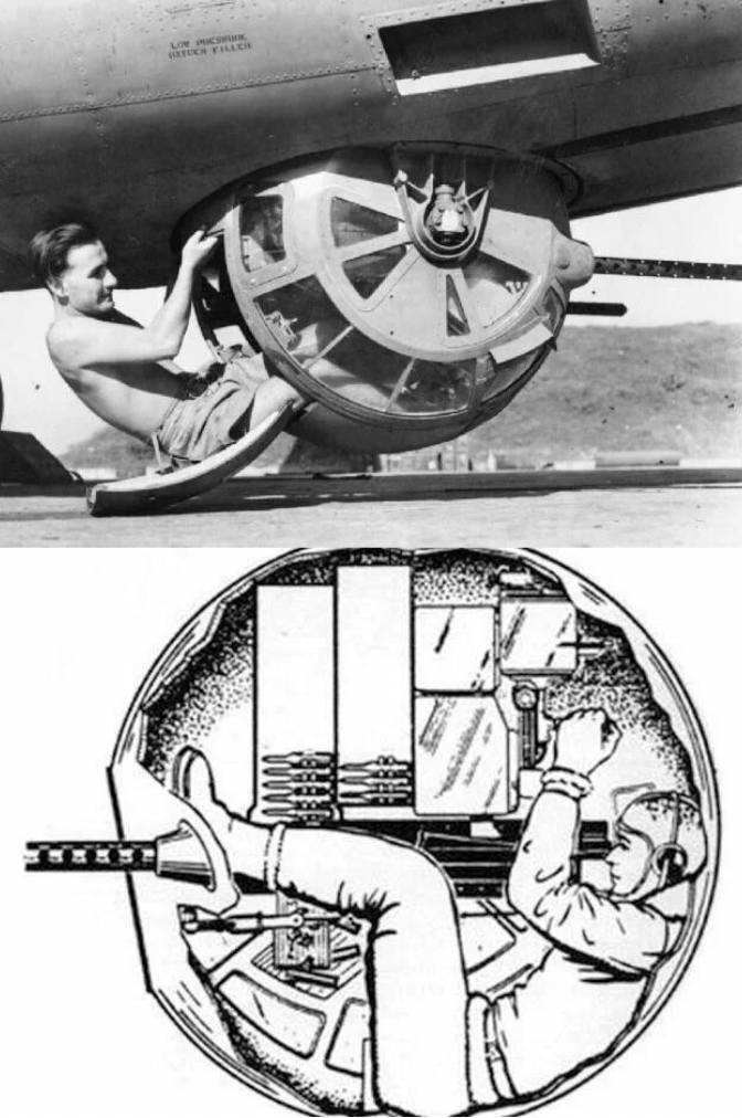 B-17 Ball Turret Gunner.