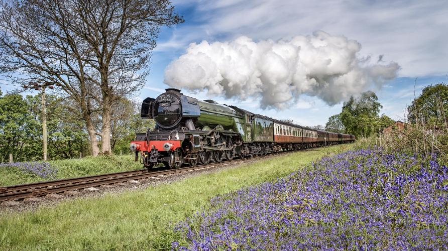 The Flying Scotsman train.