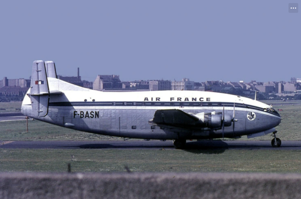 1960's Air France, Breguet 763 Provence Aircraft.