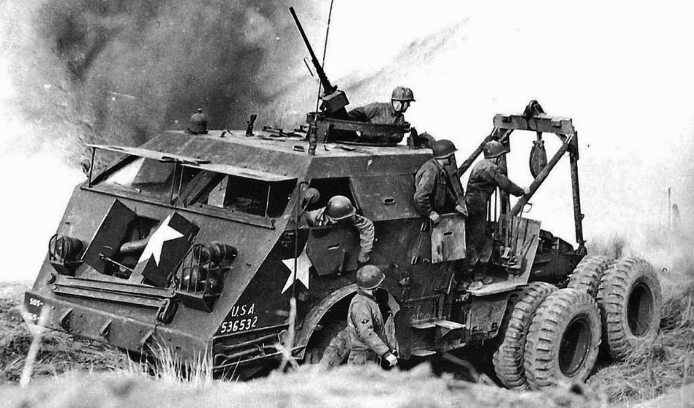 US engineer vehicle, Normandy 1944.