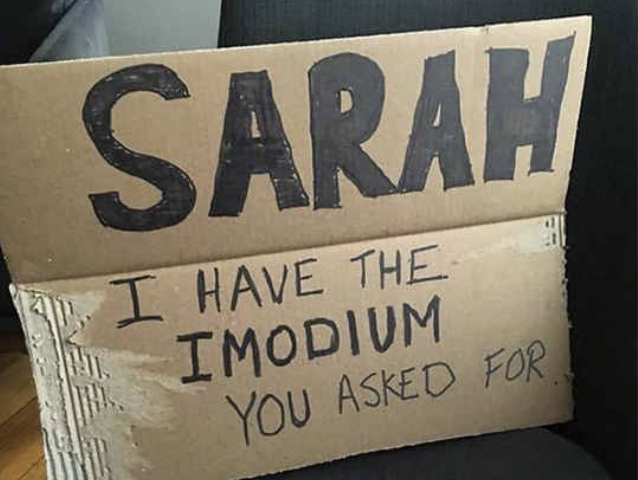 number - Sarah I Have The Imodium You Asked For