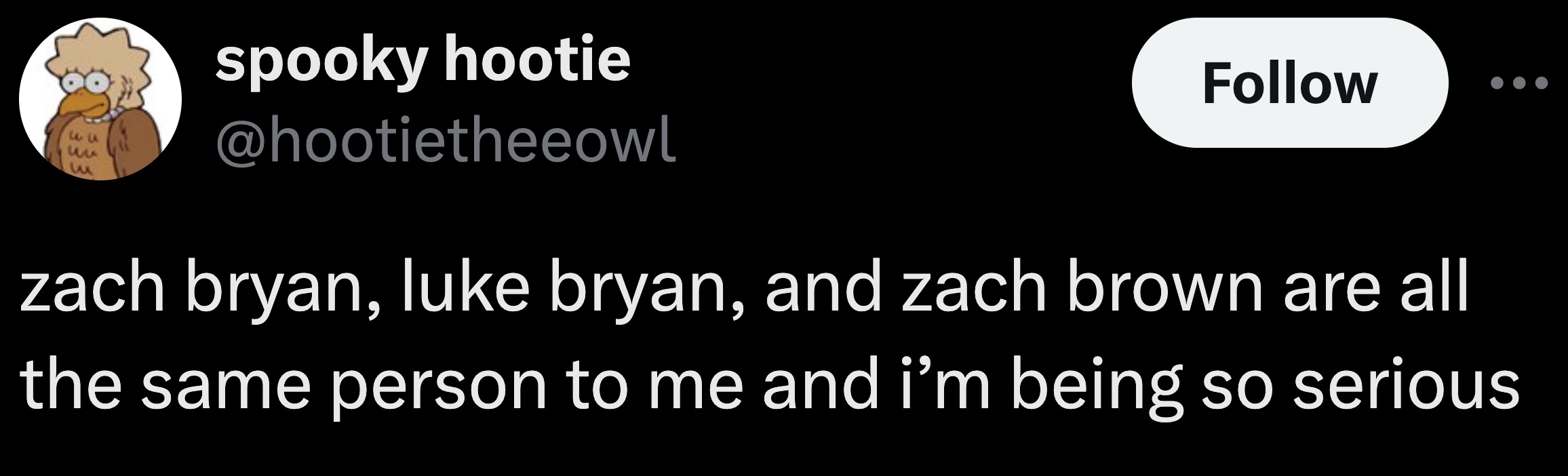 parallel - 53 334 spooky hootie zach bryan, luke bryan, and zach brown are all the same person to me and i'm being so serious