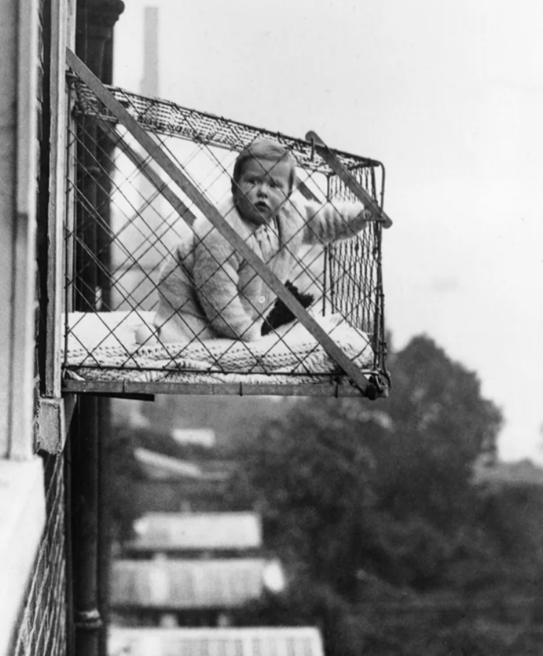 baby cages 1930