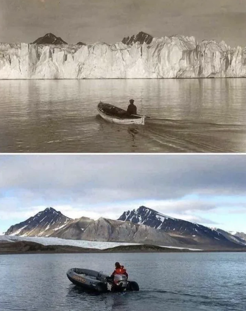 arctic ocean photographed 105 years ago