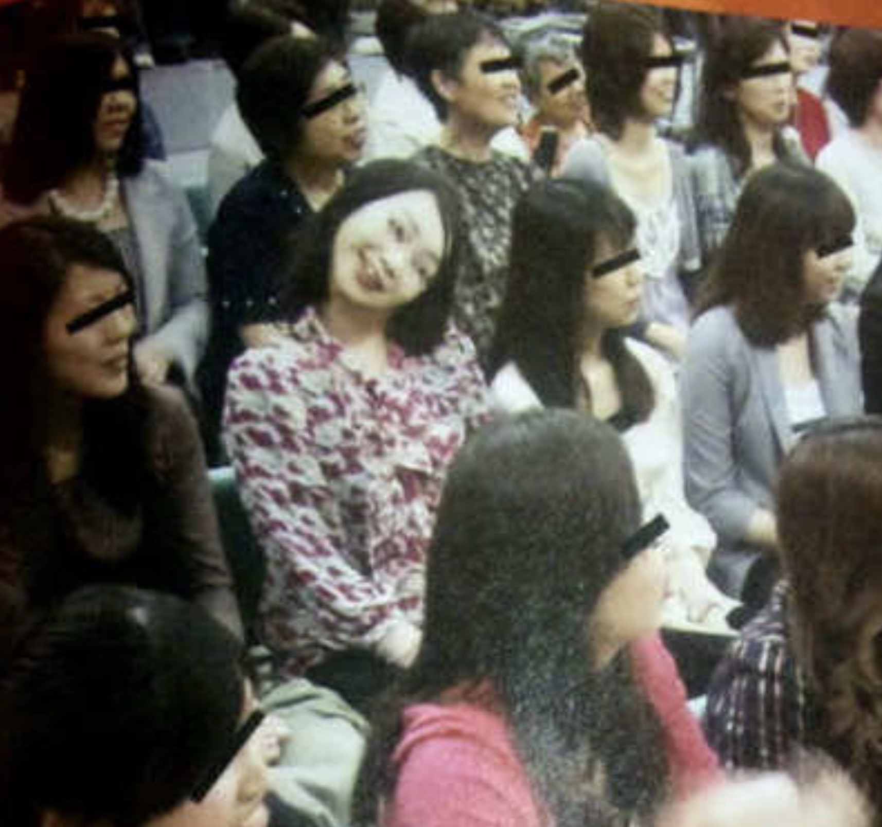 woman in the audience japan